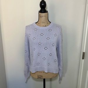 Madewell Women’s Lavender Cotton Sweater
Size: small